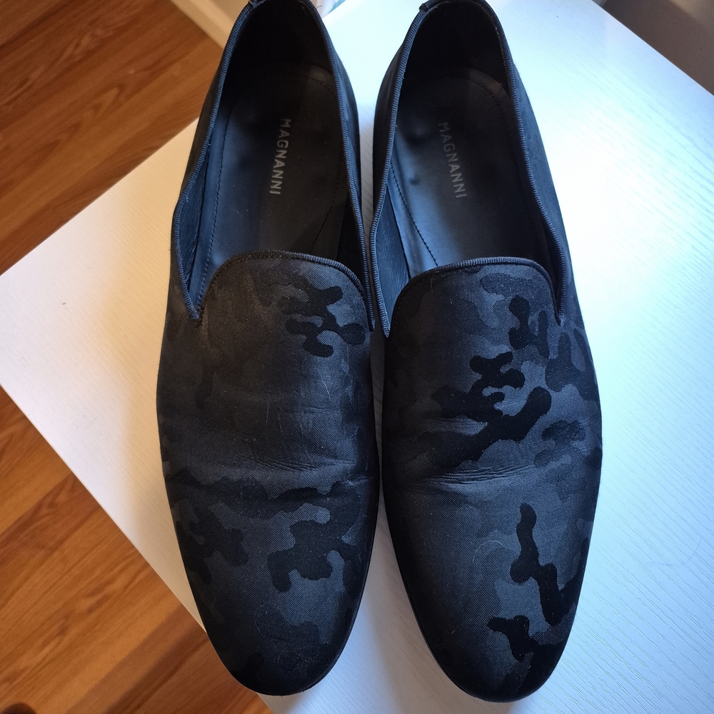 Magnanni mens Loafers Velvet/leather